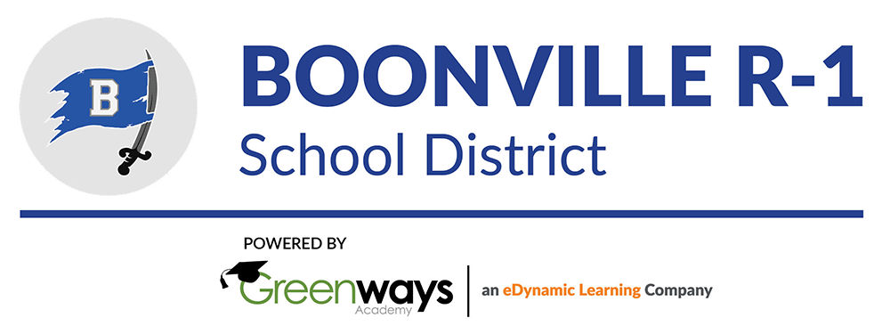 Boonvile R-1 School Districted Powered by Greenways Academy - an eDynamic Learning Academy